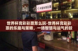 世界杯竞彩彩票怎么玩-世界杯竞彩彩票的乐趣与策略，一场智慧与运气的较量