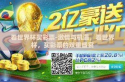 看世界杯买彩票-激情与机遇，看世界杯，买彩票的双重盛宴