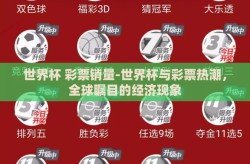 世界杯 彩票销量-世界杯与彩票热潮，全球瞩目的经济现象