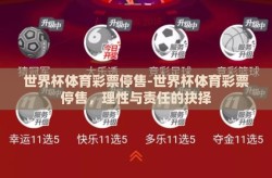 世界杯体育彩票停售-世界杯体育彩票停售，理性与责任的抉择