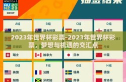 2023年世界杯彩票-2023年世界杯彩票，梦想与机遇的交汇点