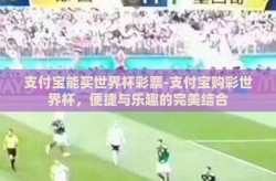 支付宝能买世界杯彩票-支付宝购彩世界杯，便捷与乐趣的完美结合