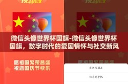 微信头像世界杯国旗-微信头像世界杯国旗，数字时代的爱国情怀与社交新风尚