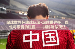 足球世界杯赌球玩法-足球世界杯，理性与激情的碰撞——揭秘赌球玩法