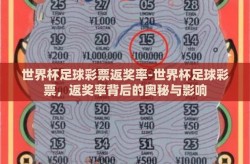 世界杯足球彩票返奖率-世界杯足球彩票，返奖率背后的奥秘与影响