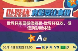 世界杯彩票微信能买-世界杯狂欢，微信购彩新体验