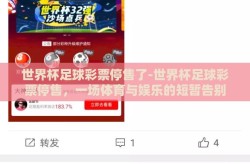 世界杯足球彩票停售了-世界杯足球彩票停售，一场体育与娱乐的短暂告别