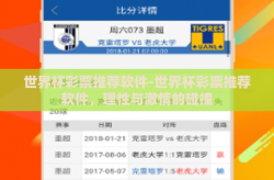世界杯彩票推荐软件-世界杯彩票推荐软件，理性与激情的碰撞
