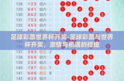 足球彩票世界杯开奖-足球彩票与世界杯开奖，激情与机遇的碰撞