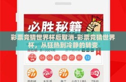 彩票竞猜世界杯后取消-彩票竞猜世界杯，从狂热到冷静的转变