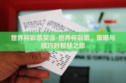世界杯彩票买法-世界杯彩票，策略与技巧的智慧之旅