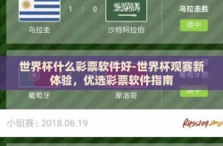 世界杯什么彩票软件好-世界杯观赛新体验，优选彩票软件指南