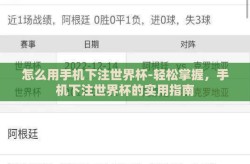 怎么用手机下注世界杯-轻松掌握，手机下注世界杯的实用指南