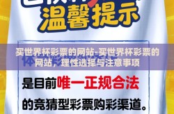 买世界杯彩票的网站-买世界杯彩票的网站，理性选择与注意事项