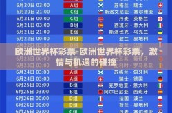 欧洲世界杯彩票-欧洲世界杯彩票，激情与机遇的碰撞