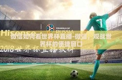 微信如何看世界杯直播-微信，观战世界杯的便捷窗口