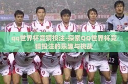 qq世界杯竞猜投注-探索QQ世界杯竞猜投注的乐趣与挑战