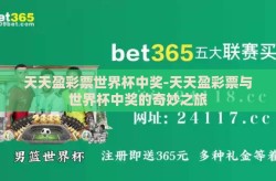 天天盈彩票世界杯中奖-天天盈彩票与世界杯中奖的奇妙之旅