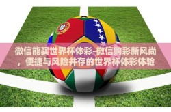 微信能买世界杯体彩-微信购彩新风尚，便捷与风险并存的世界杯体彩体验