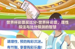 世界杯彩票买比分-世界杯彩票，理性投注与比分预测的智慧