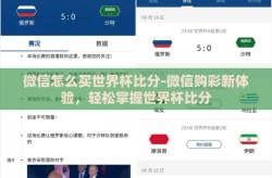 微信怎么买世界杯比分-微信购彩新体验，轻松掌握世界杯比分