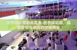 世界杯彩票最高奖金-世界杯彩票，追逐梦想与幸运的终极舞台