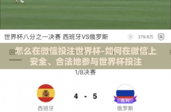 怎么在微信投注世界杯-如何在微信上安全、合法地参与世界杯投注