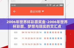 2006年世界杯彩票奖金-2006年世界杯彩票，梦想与现实的交汇点