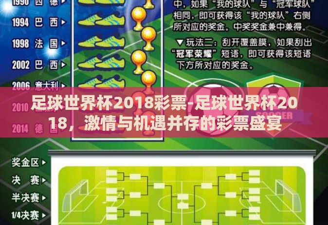 足球世界杯2018彩票-足球世界杯2018，激情与机遇并存的彩票盛宴
