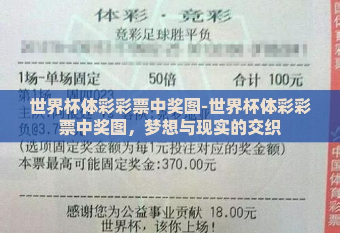 世界杯体彩彩票中奖图-世界杯体彩彩票中奖图，梦想与现实的交织