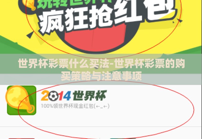 世界杯彩票什么买法-世界杯彩票的购买策略与注意事项