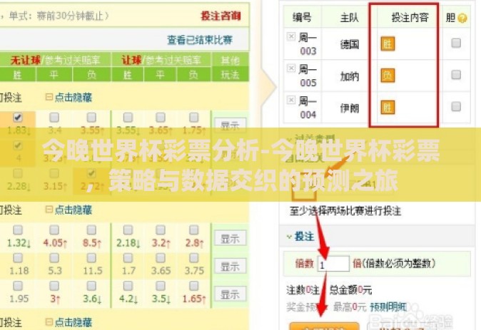 今晚世界杯彩票分析-今晚世界杯彩票,策略与数据交织的预测之旅 今晚世界杯彩票分析-今晚世界杯彩票,策略与数据交织的预测之旅