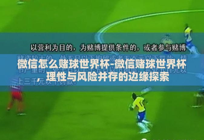 微信怎么赌球世界杯-微信赌球世界杯,理性与风险并存的边缘探索 微信怎么赌球世界杯-微信赌球世界杯,理性与风险并存的边缘探索