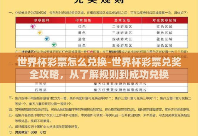 世界杯彩票怎么兑换-世界杯彩票兑奖全攻略，从了解规则到成功兑换