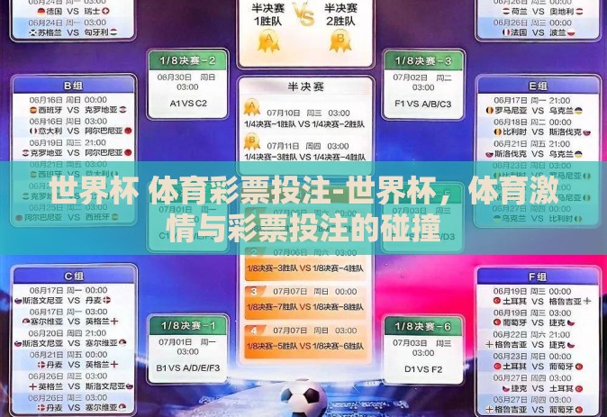 世界杯 体育彩票投注-世界杯，体育激情与彩票投注的碰撞