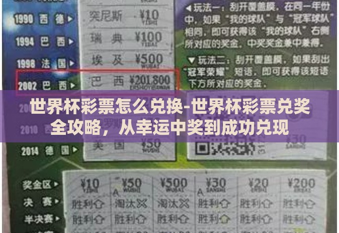 世界杯彩票怎么兑换-世界杯彩票兑奖全攻略,从幸运中奖到成功兑现 世界杯彩票怎么兑换-世界杯彩票兑奖全攻略,从幸运中奖到成功兑现