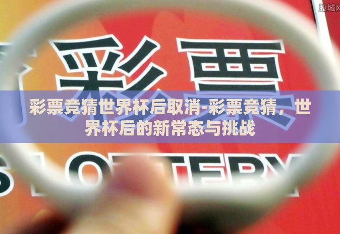 彩票竞猜世界杯后取消-彩票竞猜，世界杯后的新常态与挑战