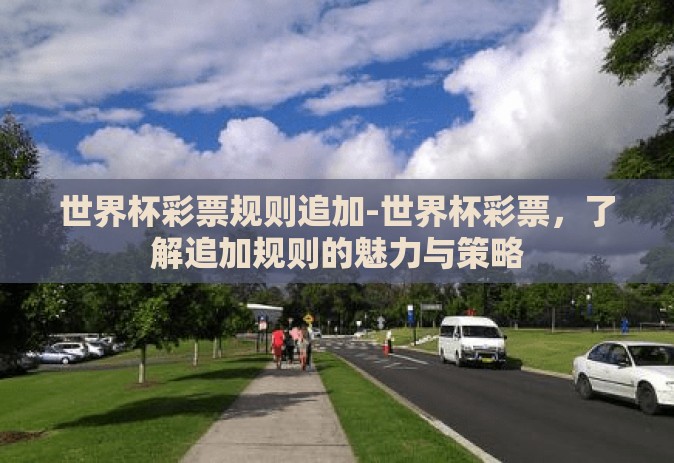 世界杯彩票规则追加-世界杯彩票，了解追加规则的魅力与策略