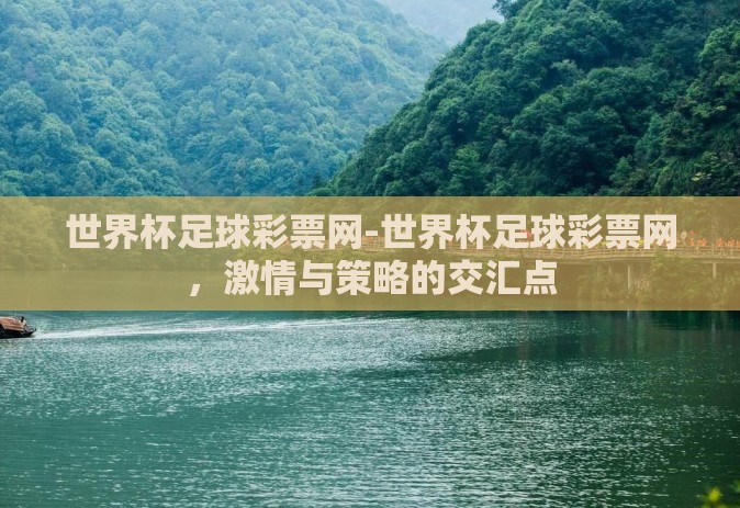 世界杯足球彩票网-世界杯足球彩票网，激情与策略的交汇点