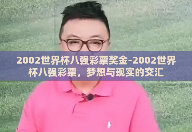 2002世界杯八强彩票奖金-2002世界杯八强彩票，梦想与现实的交汇