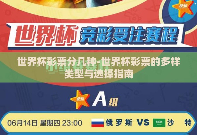 世界杯彩票分几种-世界杯彩票的多样类型与选择指南