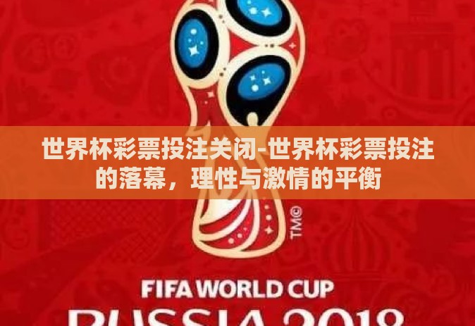 世界杯彩票投注关闭-世界杯彩票投注的落幕，理性与激情的平衡