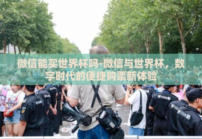 微信能买世界杯吗-微信与世界杯,数字时代的便捷购票新体验 微信能买世界杯吗-微信与世界杯,数字时代的便捷购票新体验
